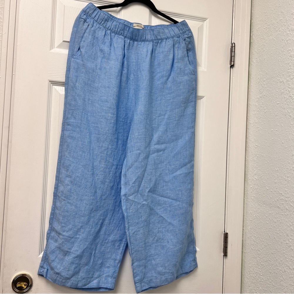Cynthia Rowley 100 percent linen pants size 14